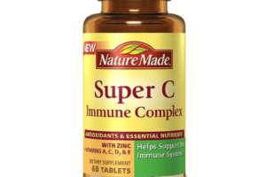 Nature Made Super C with Vitamin D3 and Zinc Tablets - 60 Ct, Made in USA.