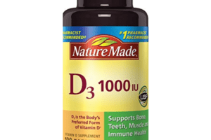 Nature Made Vitamin D3 | 1000 Iu | 100 Tabs , Made in USA.