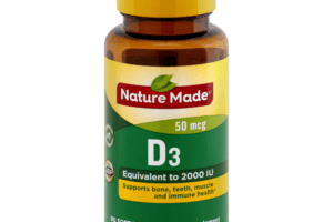 Nature Made Vitamin D3 2000 IU (50 Mcg) Softgels -90 Ct