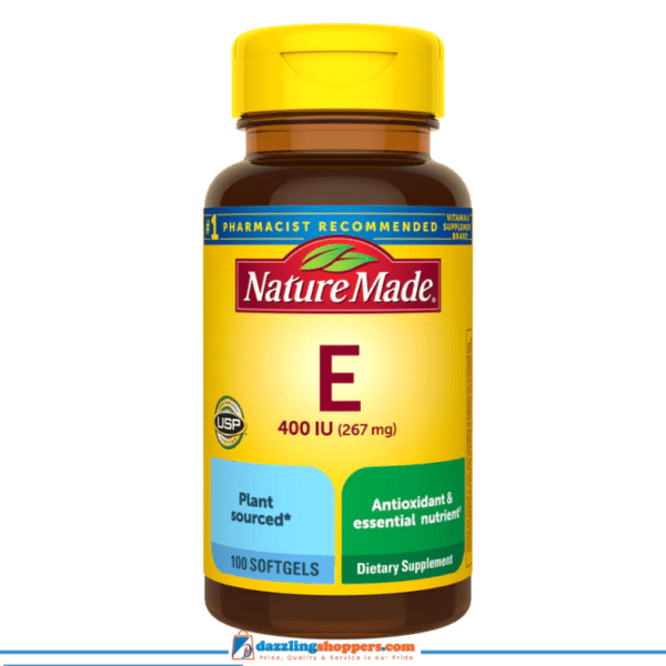Nature Made Vitamin E 267 Mg (400 IU) D-Alpha Softgels - 100 Ct