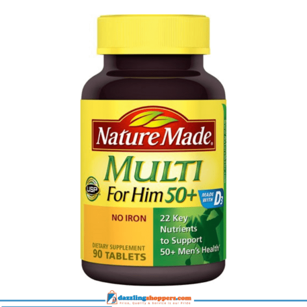 Nature Made Multivitamin for Him 50+ Tablets - 90ct