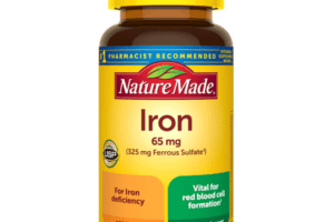 Nature Made Iron 65 Mg (from Ferrous Sulfate) Tablets - 180ct
