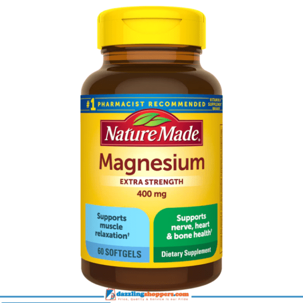 Magnesium Extra Strength 400 mg Softgels