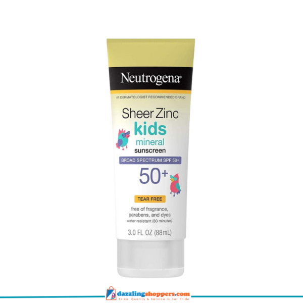 Sheer Zinc Kids Mineral Sunscreen Broad Spectrum SPF 50+ 3FL OZ 88ml , USA