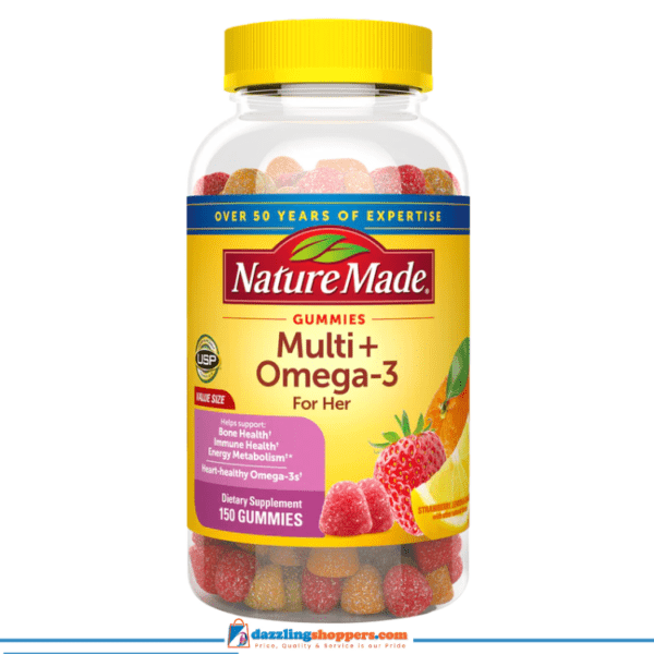Nature Made Multivitamin for Her + Omega-3 Gummies