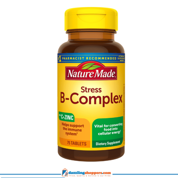 Nature Made Stress B-Complex with Vitamin C and Zinc Tablets