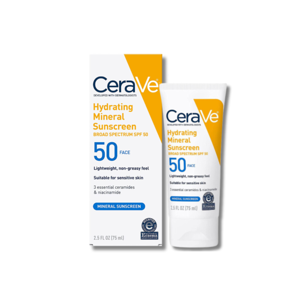 CeraVe Hydrating Mineral Sunscreen SPF 50 (75ml)