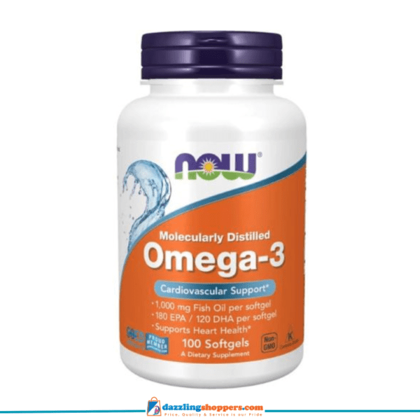 NOW Foods, Omega-3 Fish Oil 1000 mg (100 Softgels)