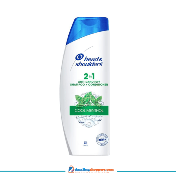 Head & Shoulders Cool Menthol 2-In-1 Shampoo + Conditioner (340ml) Made In India