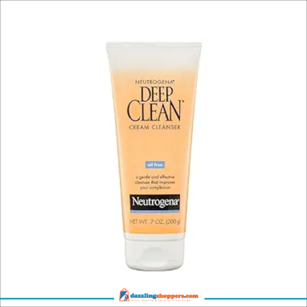 Neutrogena Deep Clean Oil-Free Daily Facial Cream Cleanser - 7 Oz