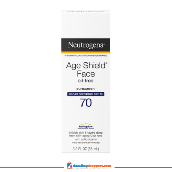 Neutrogena Age Shield Face Oil-Free Sunscreen SPF 70 - 3 Fl Oz