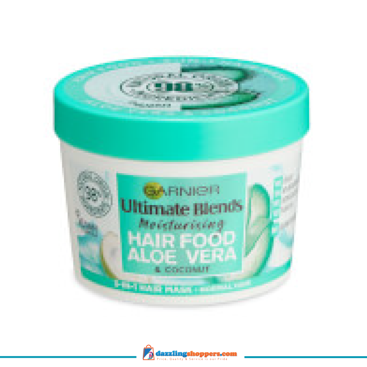 Garnier Ultimate Blends Hair Food Aloe 3-in-1 Hair Mask Treatment Made In UK