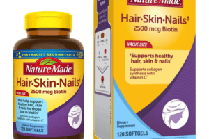 Nature Made Hair - Skin & Nails with 2500 mcg of Biotin Softgels - 120ct