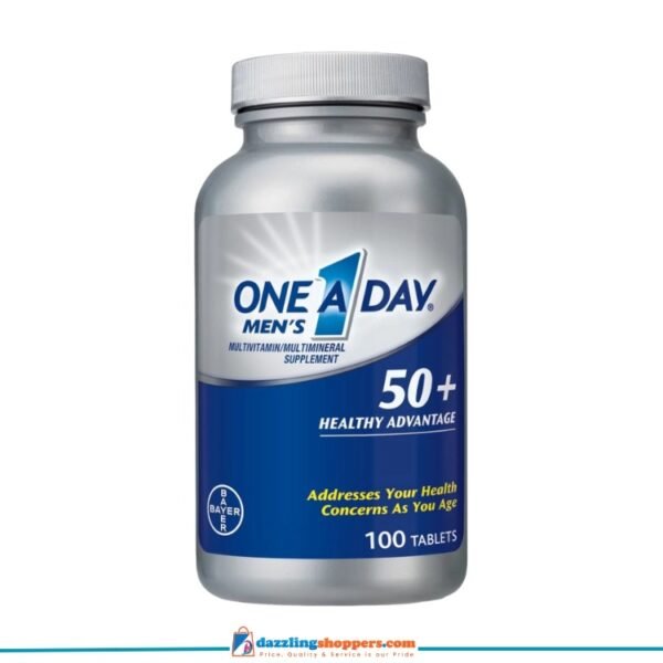 ONE A DAY Men's 50+ Complete Tablets 100ct. 24cs ,   Made in USA