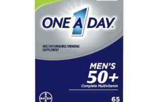 ONE A DAY Men's 50+ Complete Tablets 65ct. 24cs, Made in USA