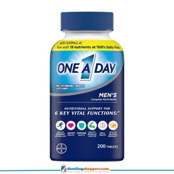 One a Day for Men's Multivitamin Dietary Supplement Tablets - 200ct, Made in USA