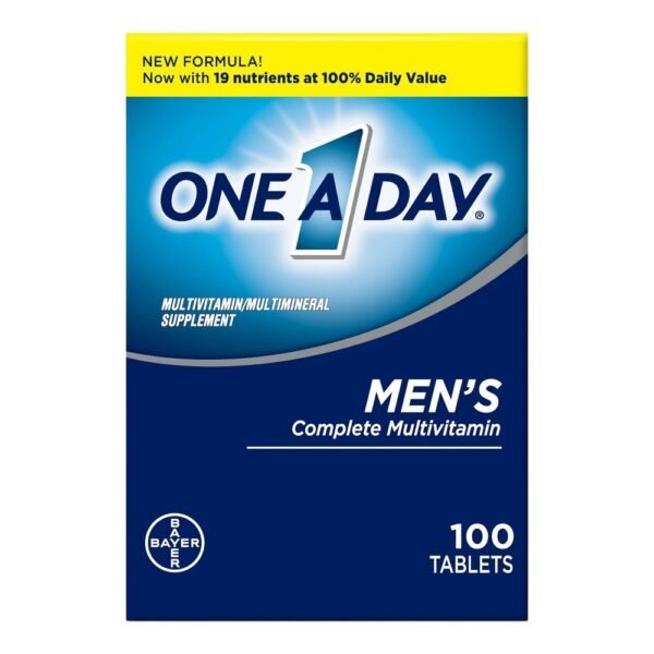 ONE A DAY Men's Complete Tablets 100ct. 24cs., Made in USA