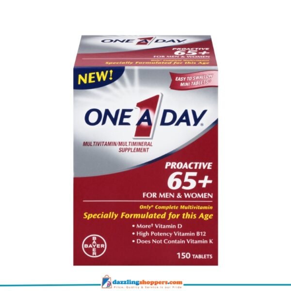 ONE A DAY PROACTIVE 65+ Tablets 150ct. 24cs.