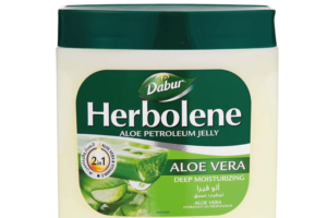 Dabur Herbolene Aloe Petroleum Jelly 2 In 1 With Aloe Vera And Vitamin E (425ml)