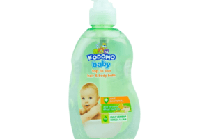 Kodomo Top to Toe Anti Bacterial Hair & Body Bath with Aloe Vera & Wheat Germ Oil