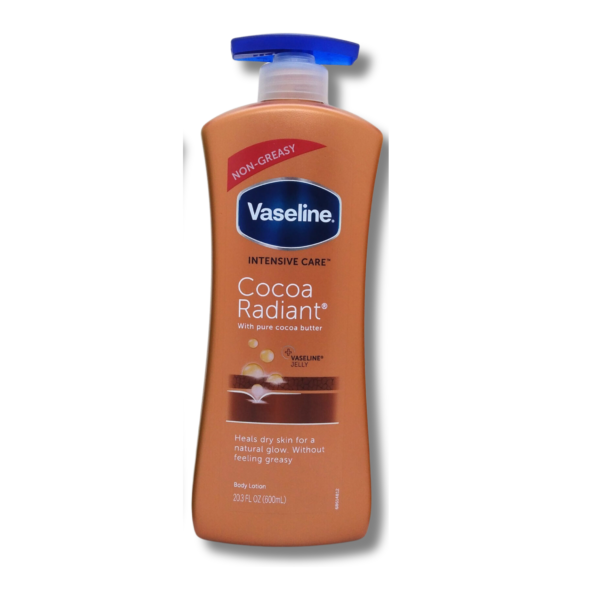 Vaseline Intensive Care Cocoa Radiant Body Lotion With Pure Cocoa Butter - 600ml