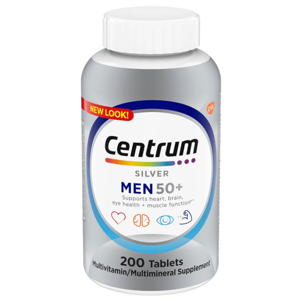 Centrum Silver Men 50+ Multivitamin 200 Tablets