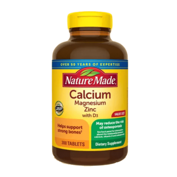 Nature Made Calcium Magnesium Zinc Tablets with Vitamin D 300