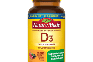Nature Made Extra Strength Vitamin D3 5000 IU (125 mcg)