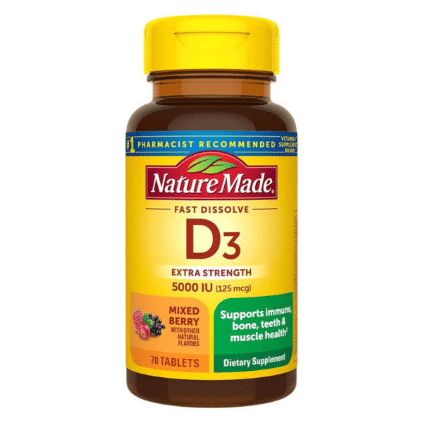 Nature Made Extra Strength Vitamin D3 5000 IU (125 mcg)