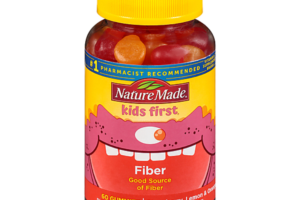 Nature Made Kids First Fiber Gummies Assorted Fruit – 60 Gummies