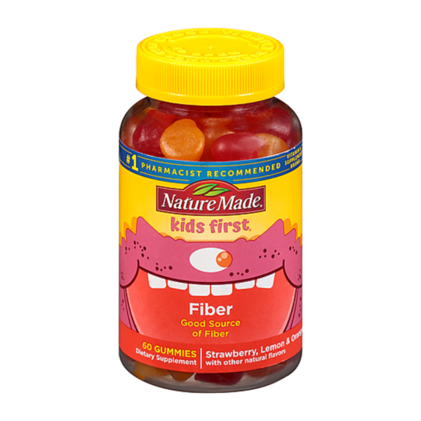 Nature Made Kids First Fiber Gummies Assorted Fruit – 60 Gummies