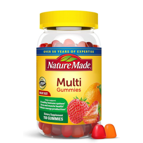 Nature Made Multivitamin Gummies Dietary Supplement for Daily Nutritional Support 150 Gummy Vitamins and Minerals 75 Day Supply