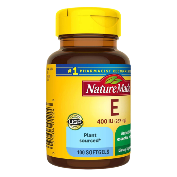 Nature Made Vitamin E 400 IU (267 mg) – 100 Softgels