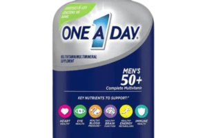 One A Day Men’s 50+ Healthy Advantage Multivitamin, Multivitamin for Men with Vitamins A, C, E, B6, B12, Calcium and Vitamin D, Tablet, 200 Count (Pack of 1)
