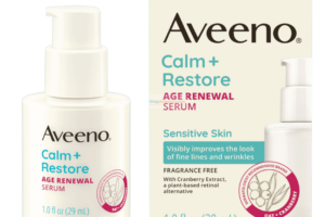 Aveeno Calm + Restore Age Renewal Face Serum