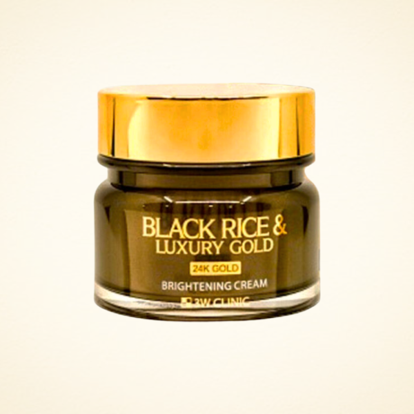 3w Clinic Black & Luxury Gold Brightening Cream - 100gm