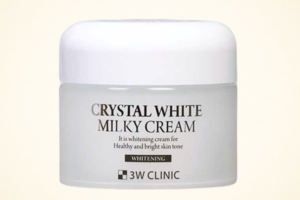 3w clinic crystal white milky cream - 50gm