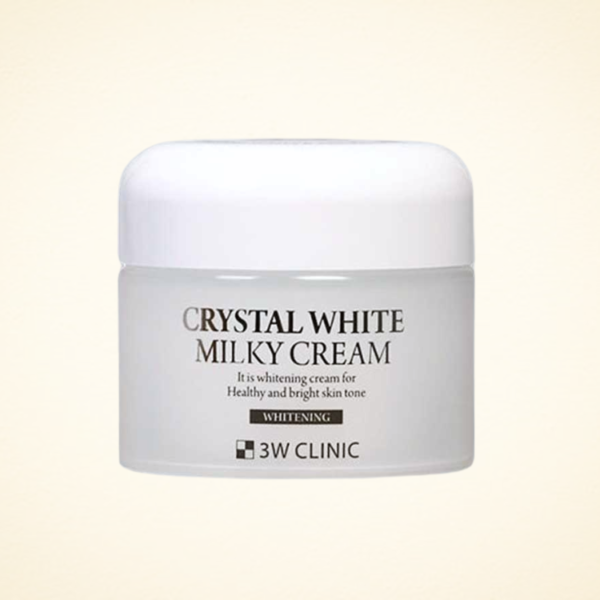 3w clinic crystal white milky cream - 50gm