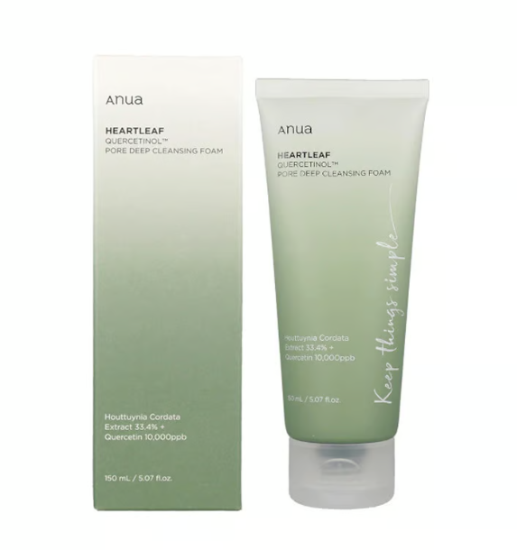 Anua Heartleaf Quercetinol Pore Deep Cleansing Foam 150ml