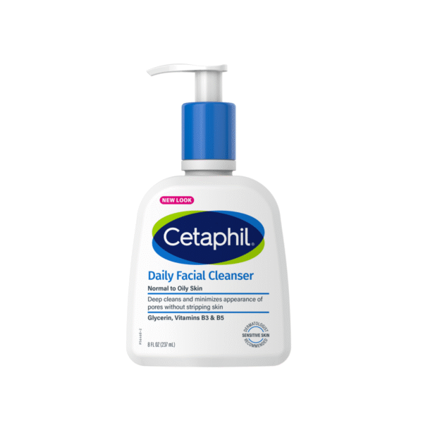 Cetaphil Daily Facial Cleanser Normal to Oily Skin 237 ml USA