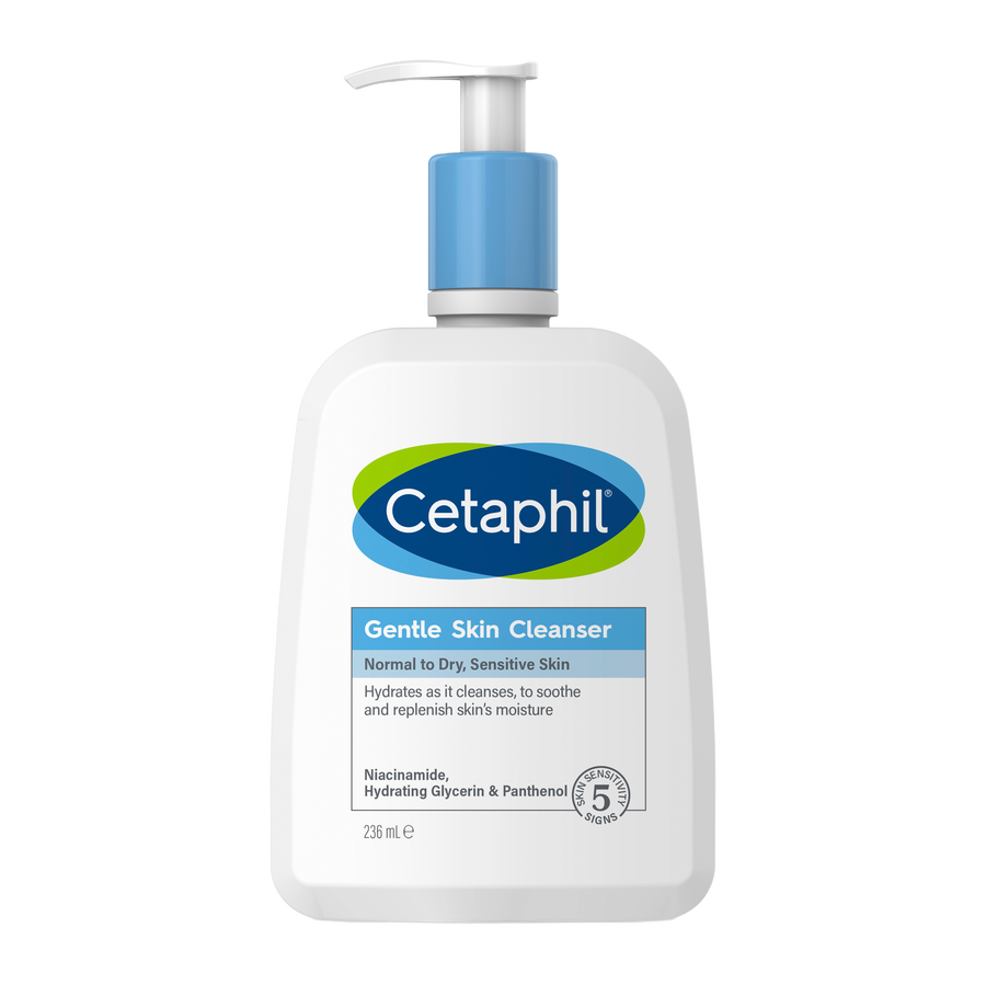Cetaphil Gentle Skin Cleanser Normal to Dry, Sensitive Skin 236 ml