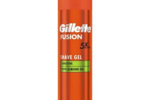 Gillette Fusion 5 Sensitive With Almond Oil Shave Gel Scented 200ml