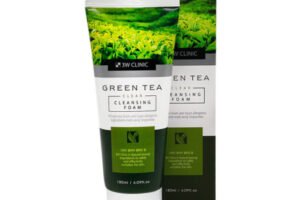 3W Clinic Green Tea Clear Cleansing Foam 180ml