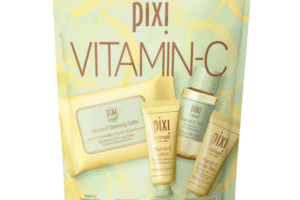 Pixi Vitamin C Cleansing Cloths, Lotion, Tonic & Caviar Balm Set