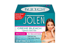 Jolen Creme Bleach Lightens Dark Hair Mild Formula 125ml
