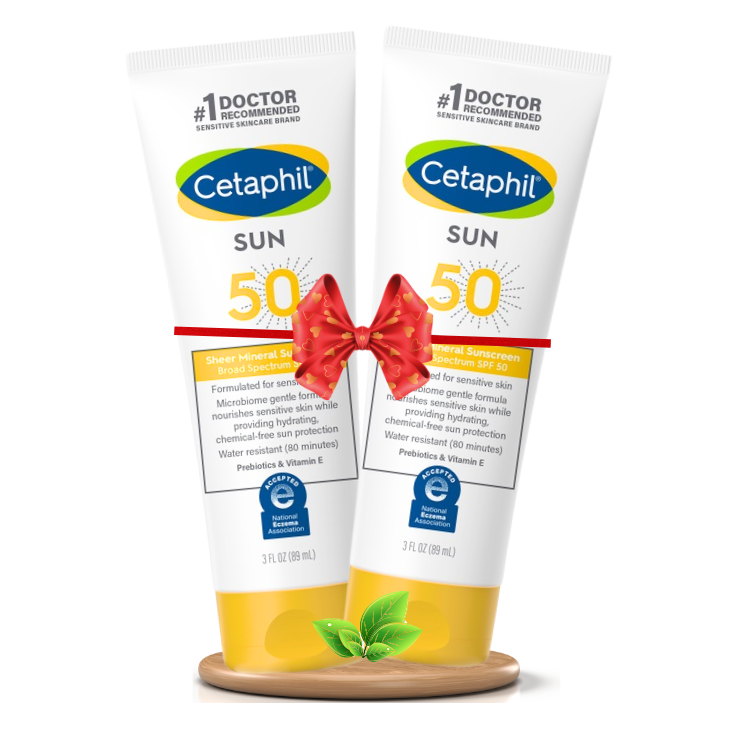 Cetaphil Sheer Mineral Sunscreen Broad Spectrum SPF50