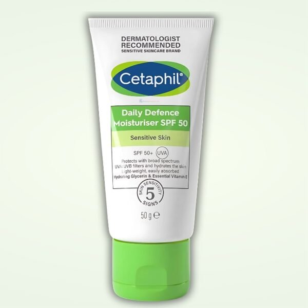 Cetaphil Daily Defence Moisturiser with SPF 50 Plus 50g