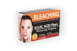 Neon Bleaching Kojic Acid Plus Whitening Program Black Soap 135g