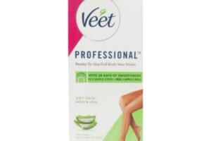 Veet Professional Ready To Use Aloe Vera Full Body 20 Wax Strips