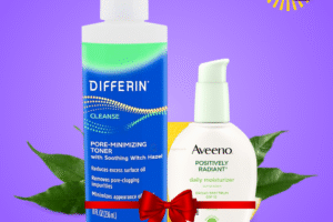 Differin Pore Minimizing Toner + Aveeno Ultra-Calming Face Moisturizer SPF 15